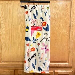 Emily in Paris Netflix Ultra Soft Plush Fleece Throw Blanket